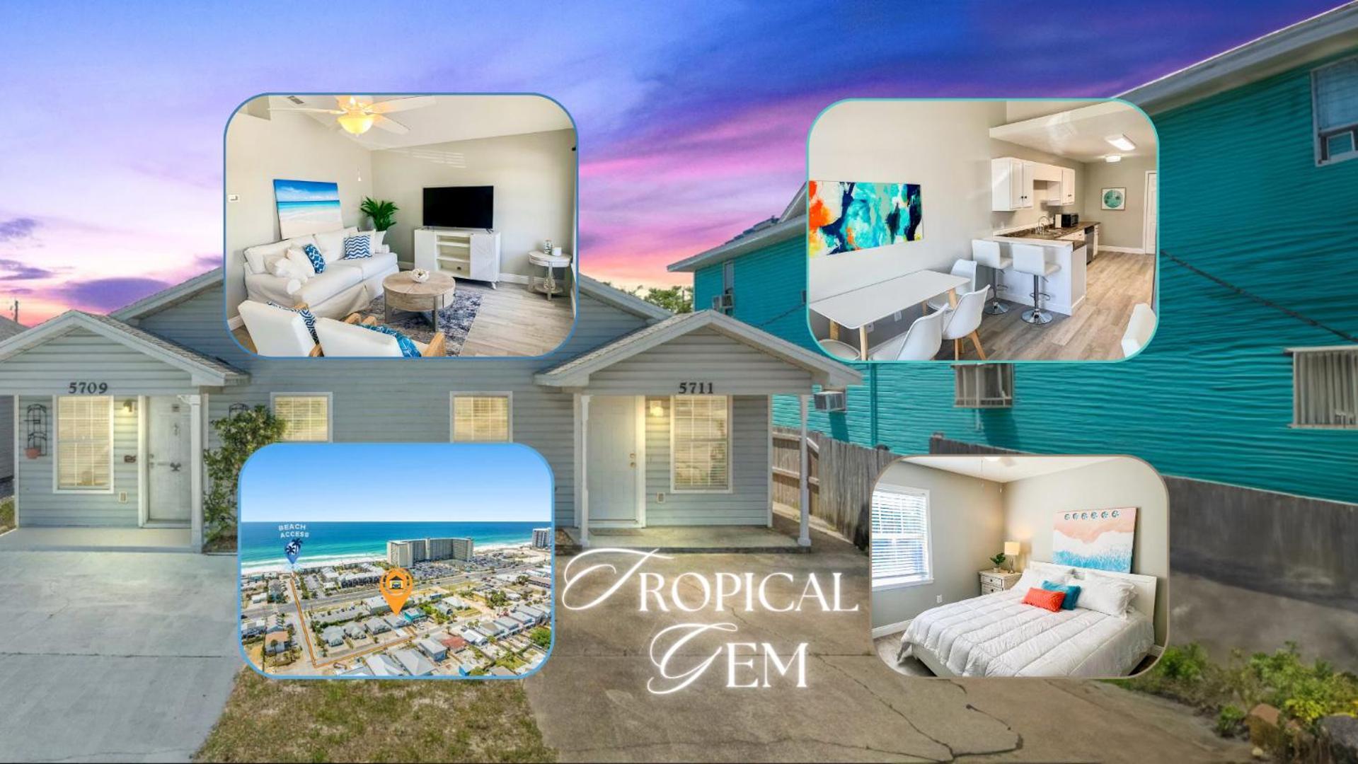 Tropical Gem/5 Min Beach Walk Panama City Beach Dış mekan fotoğraf